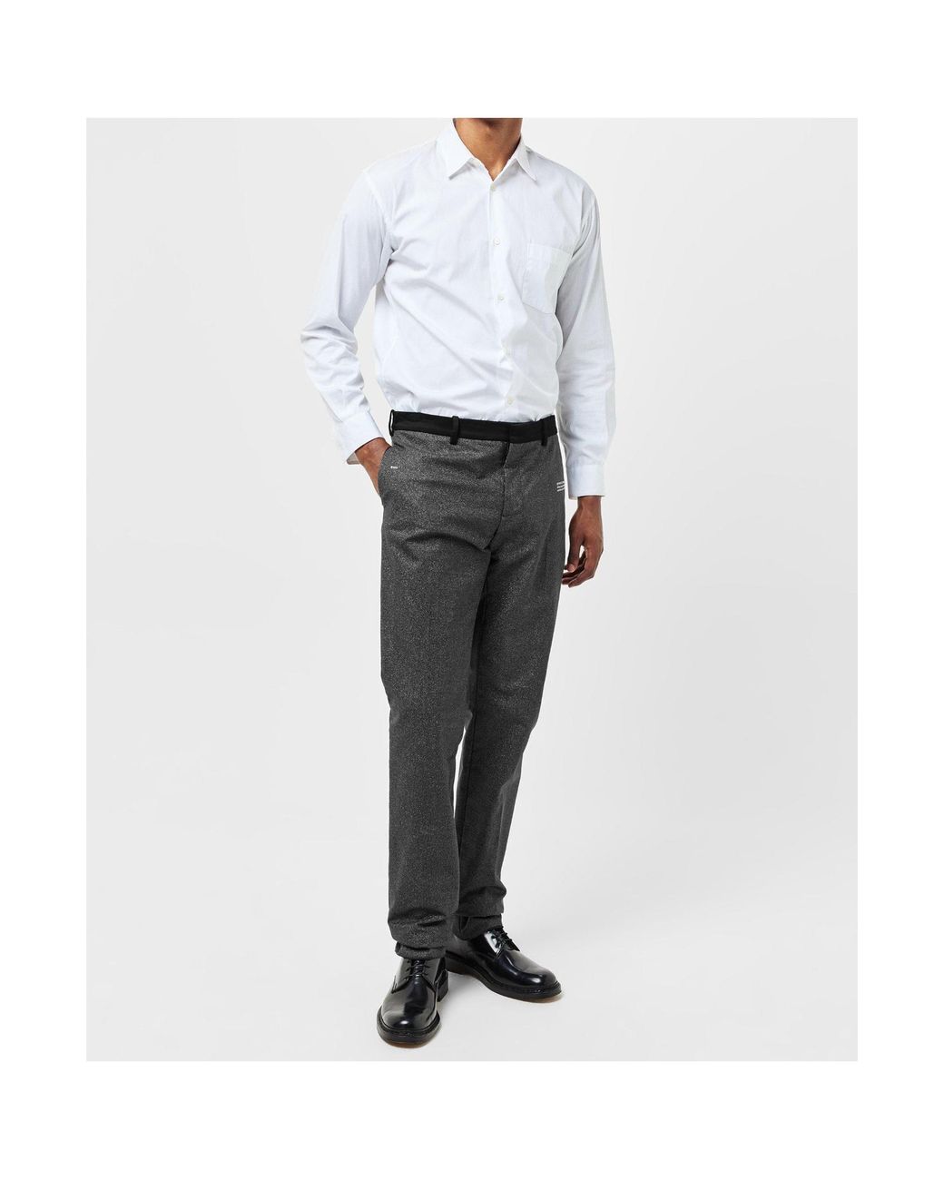Off-White c/o Virgil Abloh Gray Slim-Fit Casual Trousers for men