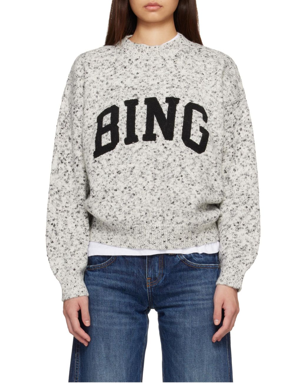 Anine Bing Gray Sydney Sweater