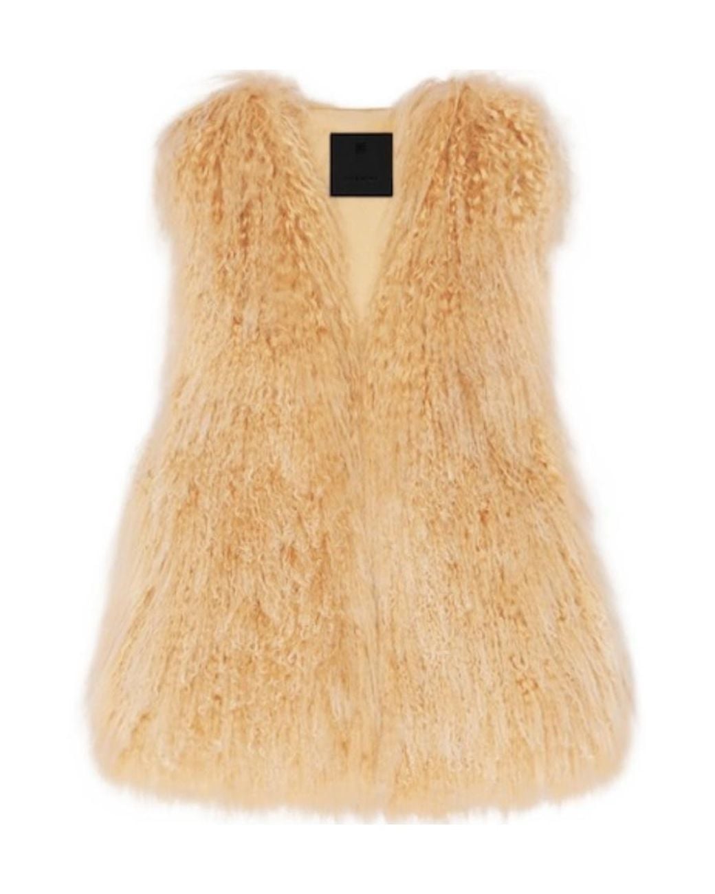 Givenchy Natural Fur Sleeveless Jacket