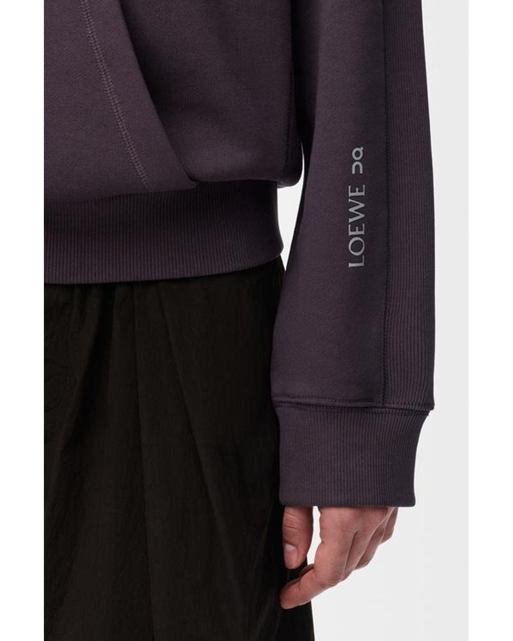 Loewe Purple Hoodie for men