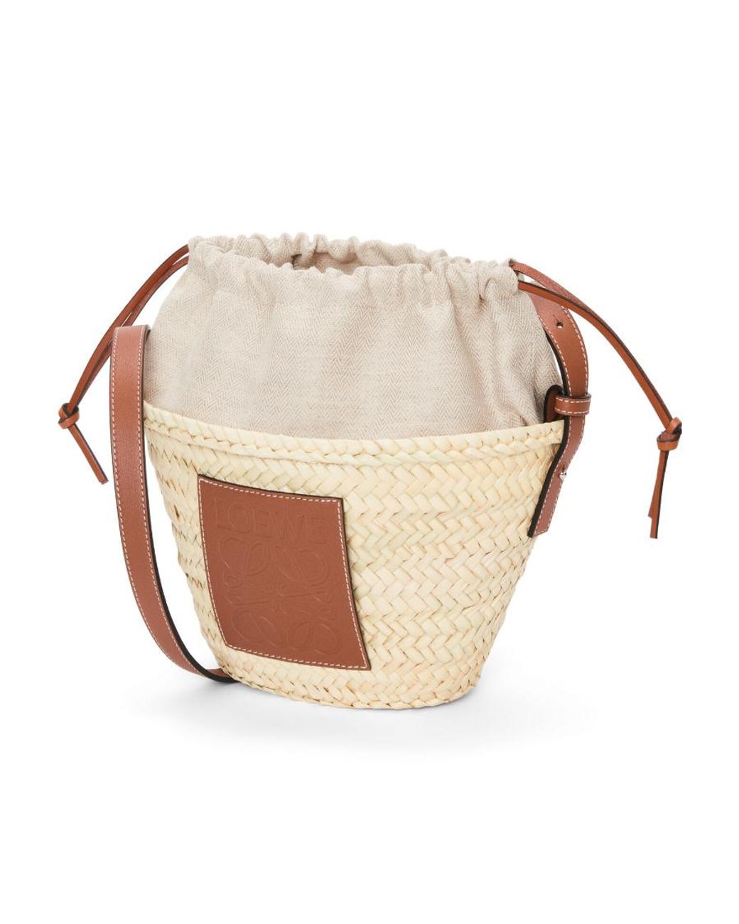 Loewe Multicolor Anagram Patch Drawstring Bucket Bag