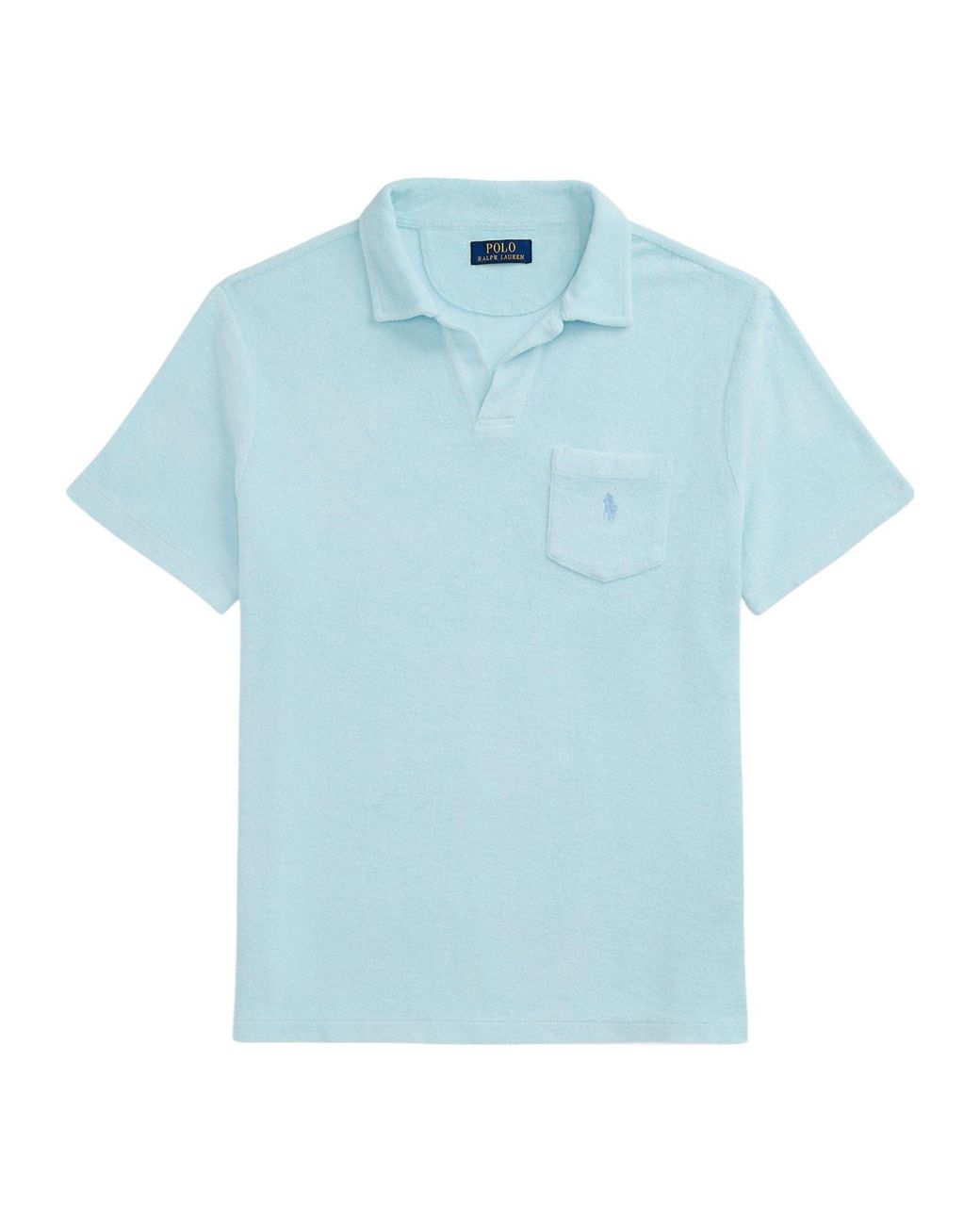 Ralph Lauren Lightblue Pique Shortsleeve Polo Shirt for men