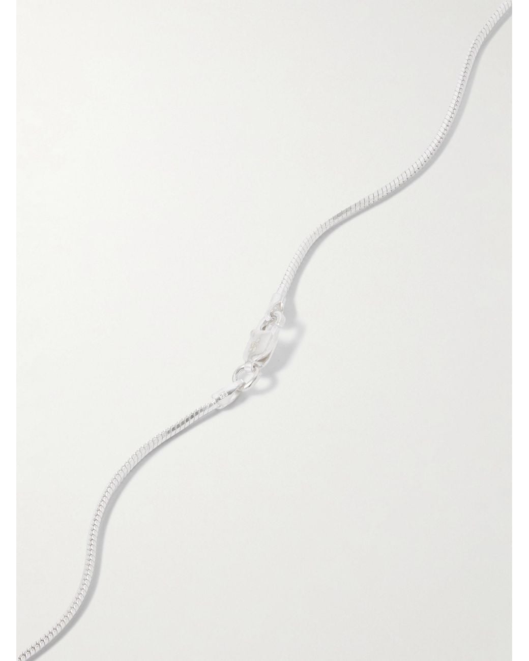 Loren Stewart White Sterling Pearl Necklace