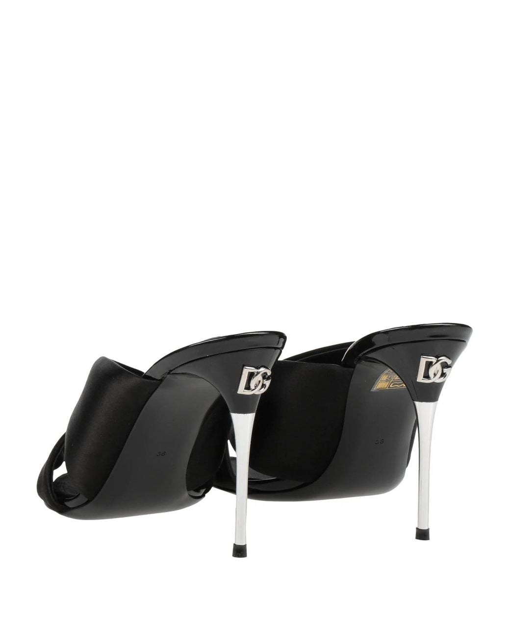 Dolce & Gabbana Black Solid Color Sandals