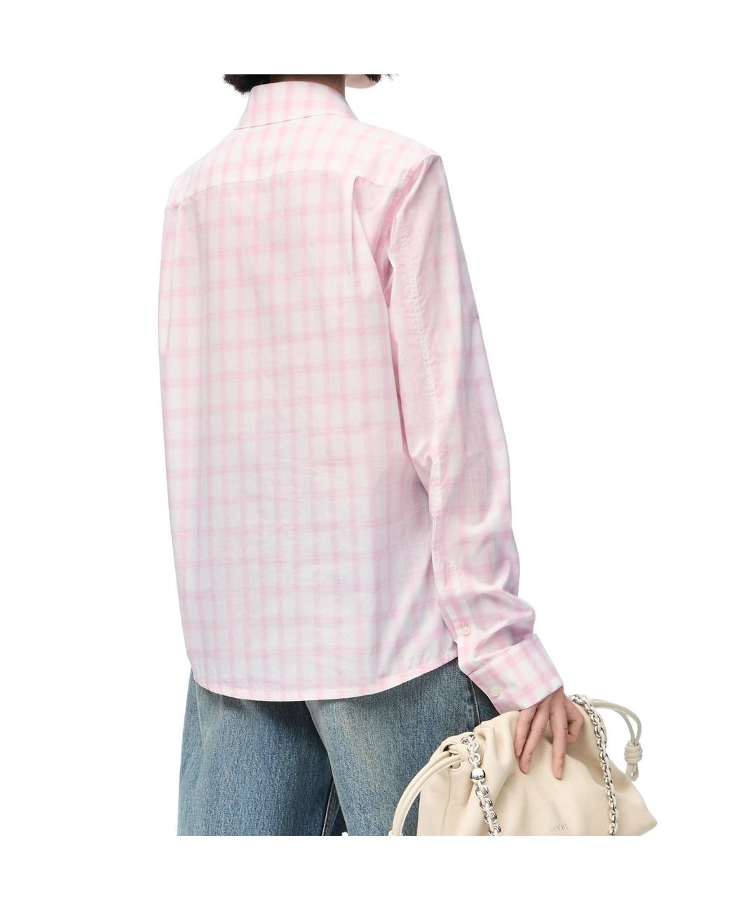 Loewe Pink Checked Shirt