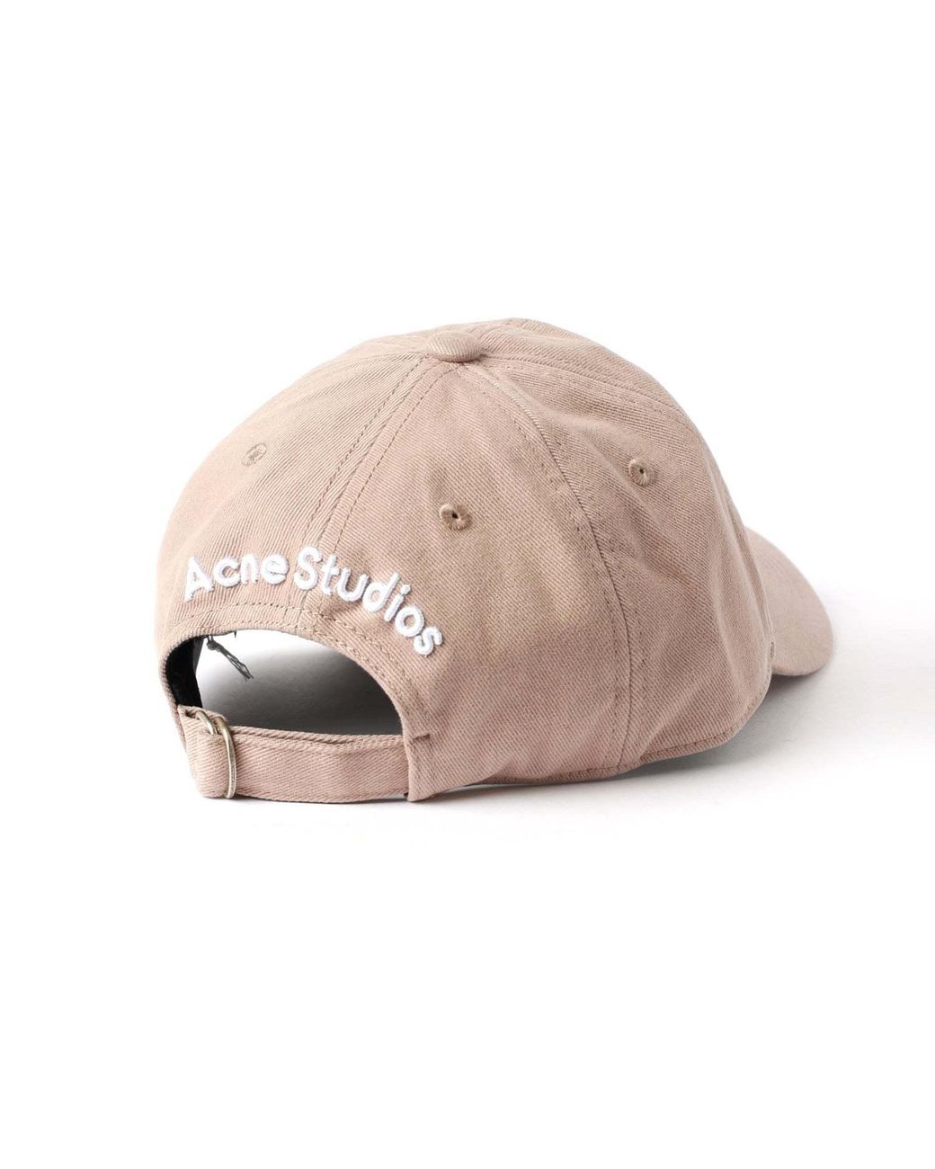 Acne Pink Logo Hat for men