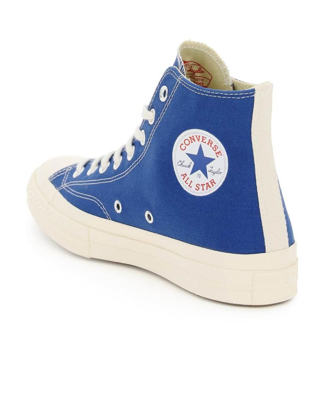 COMME DES GARÇONS PLAY Blue X Converse All Star High-Top Sneakers for men