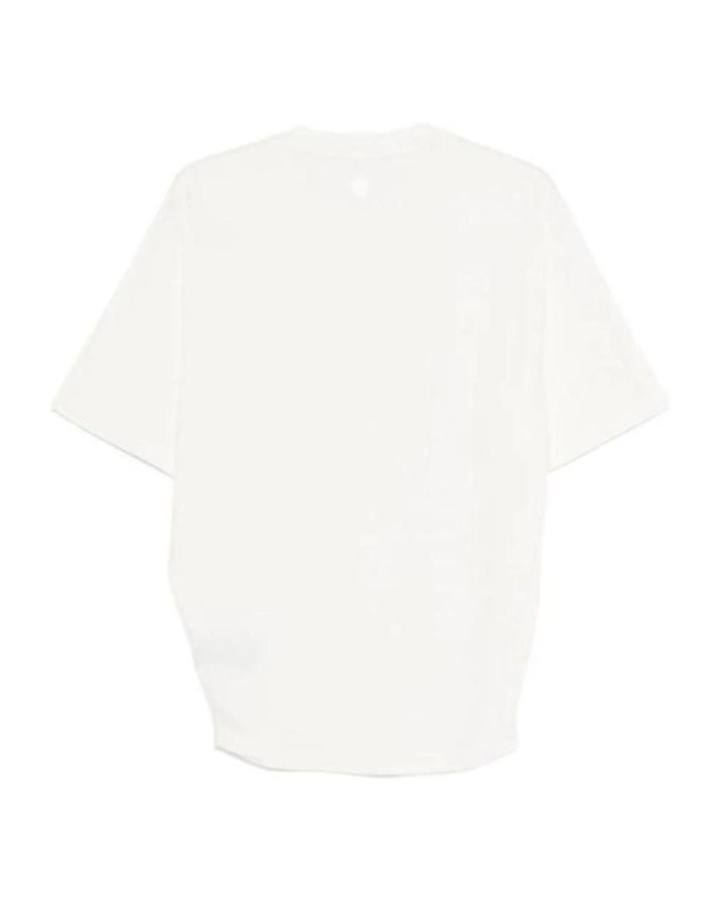 Haikure White Crewneck Short-Sleeved T-Shirt