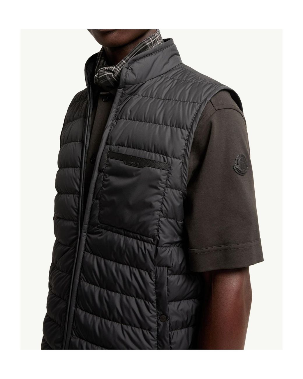 Moncler Black Thaldrik Cotton Field Jacket for men