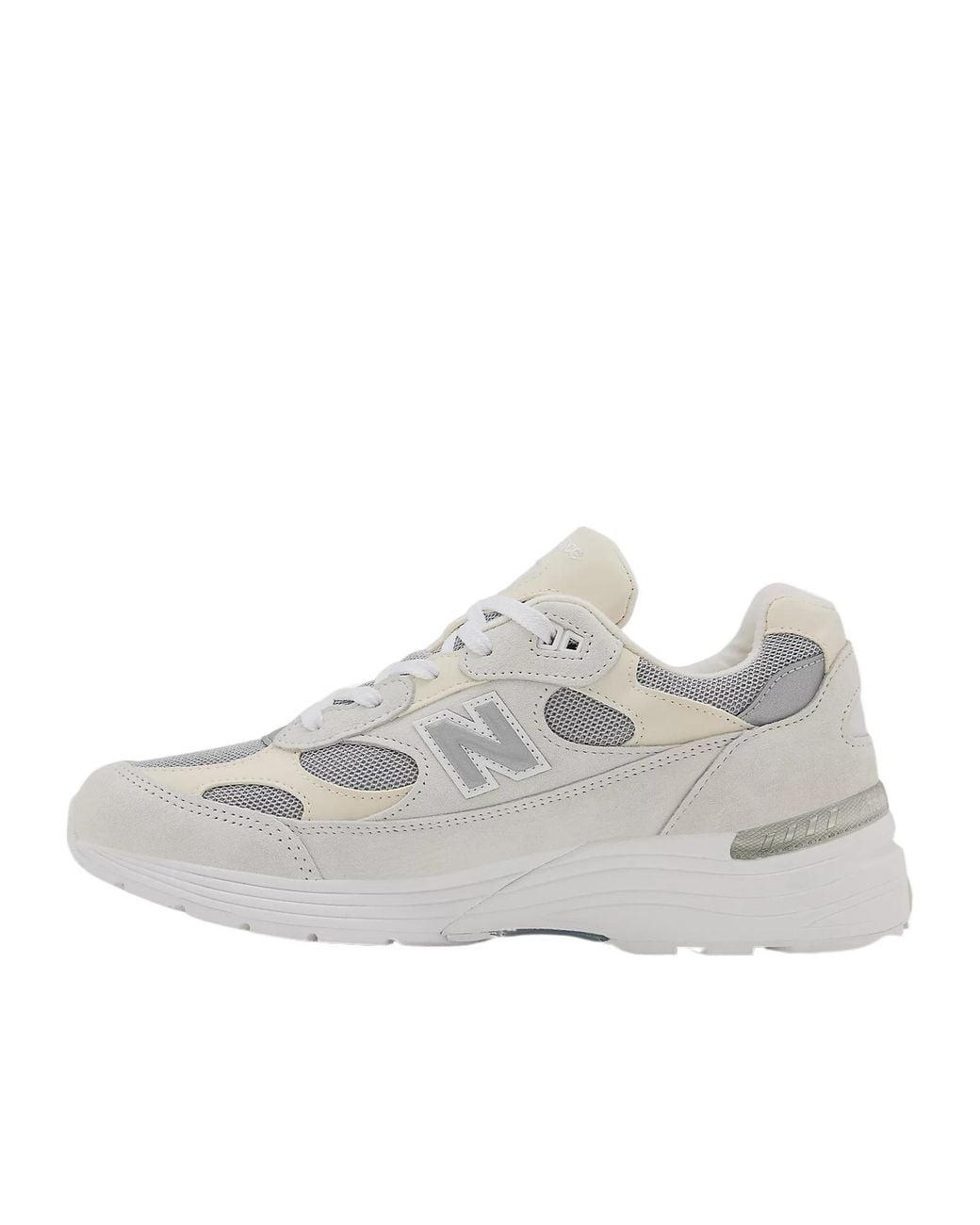 New Balance Gray 992 Lace-Up Sneakers for men