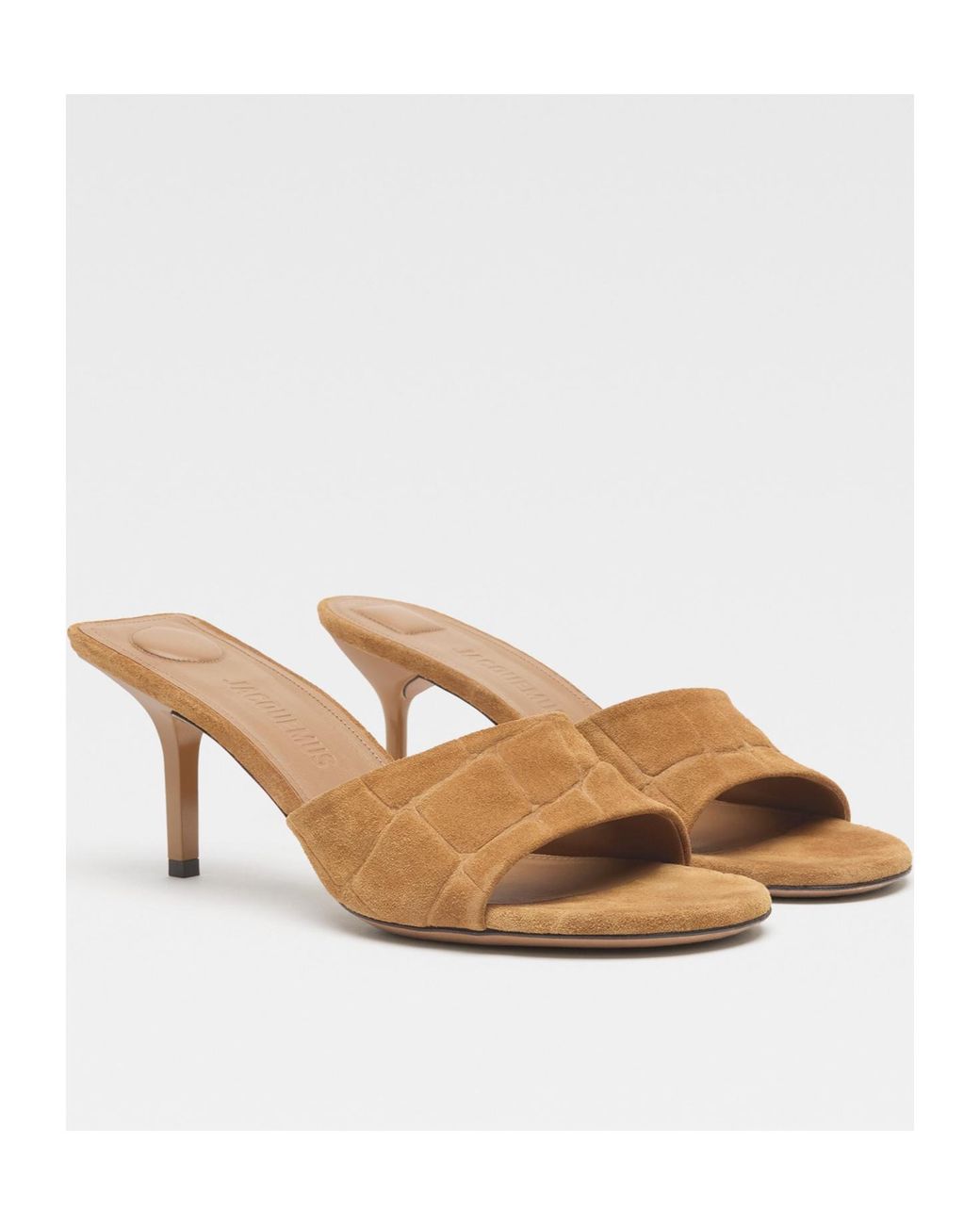 Jacquemus Natural The Cubisto Mules