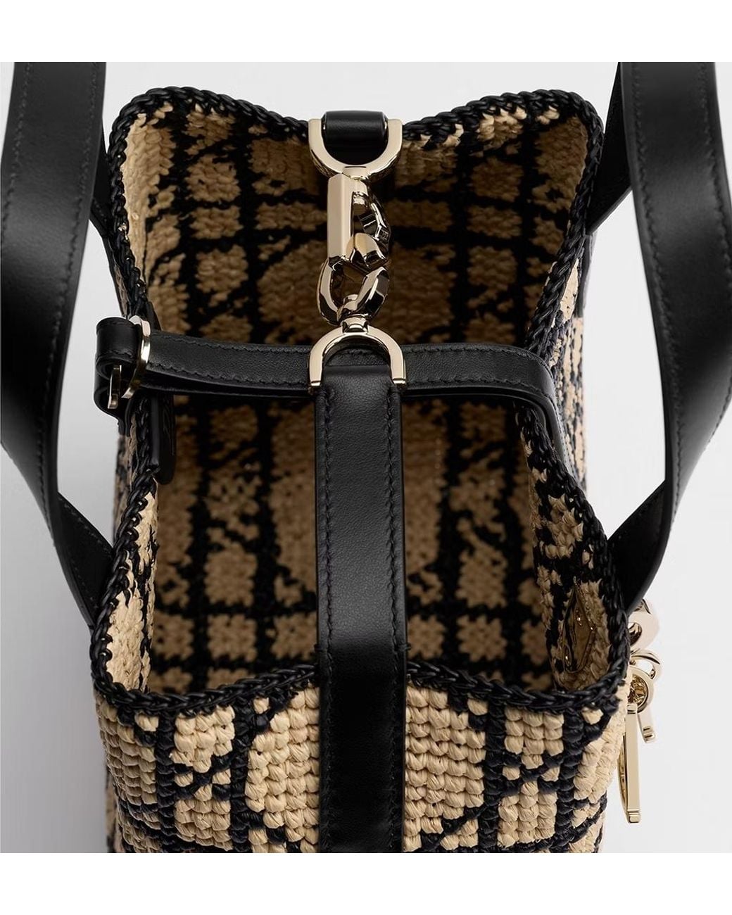 Dior Black Small Toujours Vertical Tote Bag
