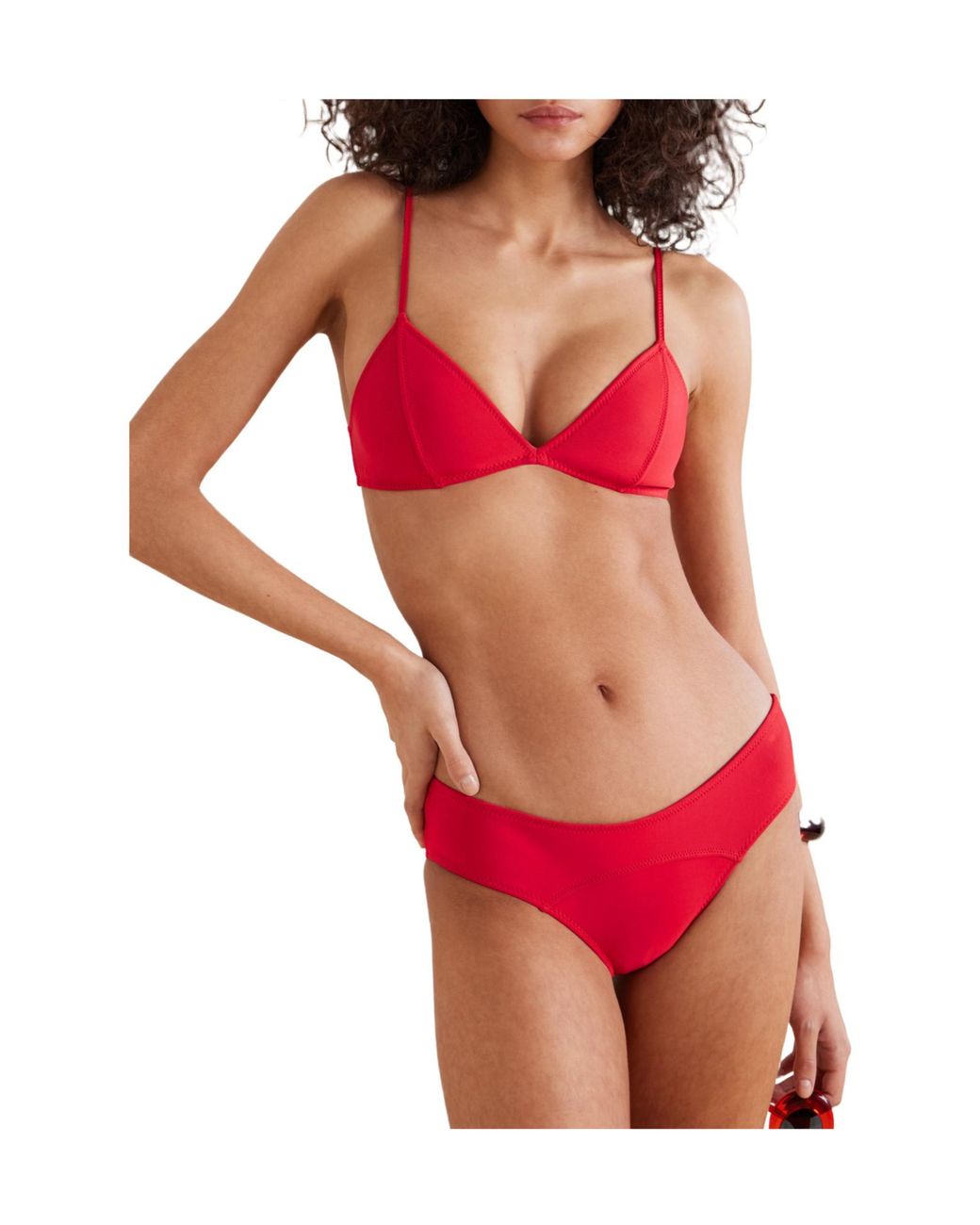 Lisa Marie Fernandez Red Classic Swimsuit