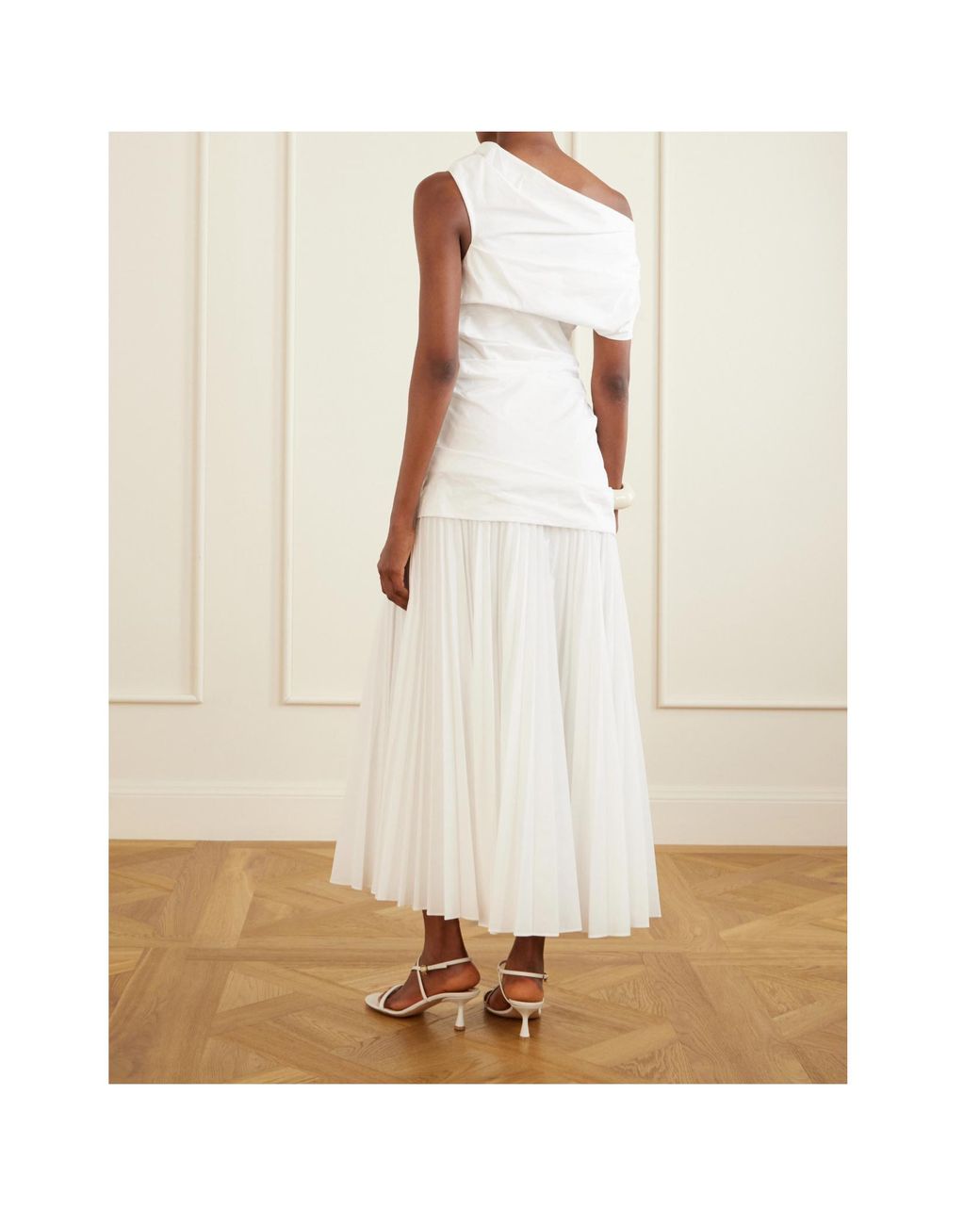 Jonathan Simkhai White Ammalie Midi Dress