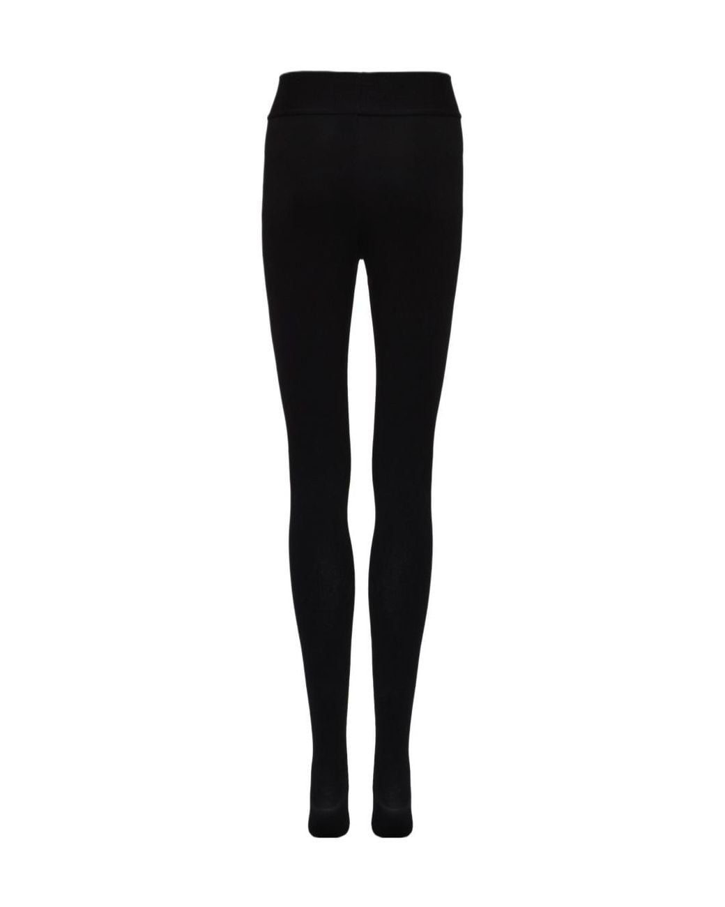Magda Butrym Black Footed Cotton Leggings