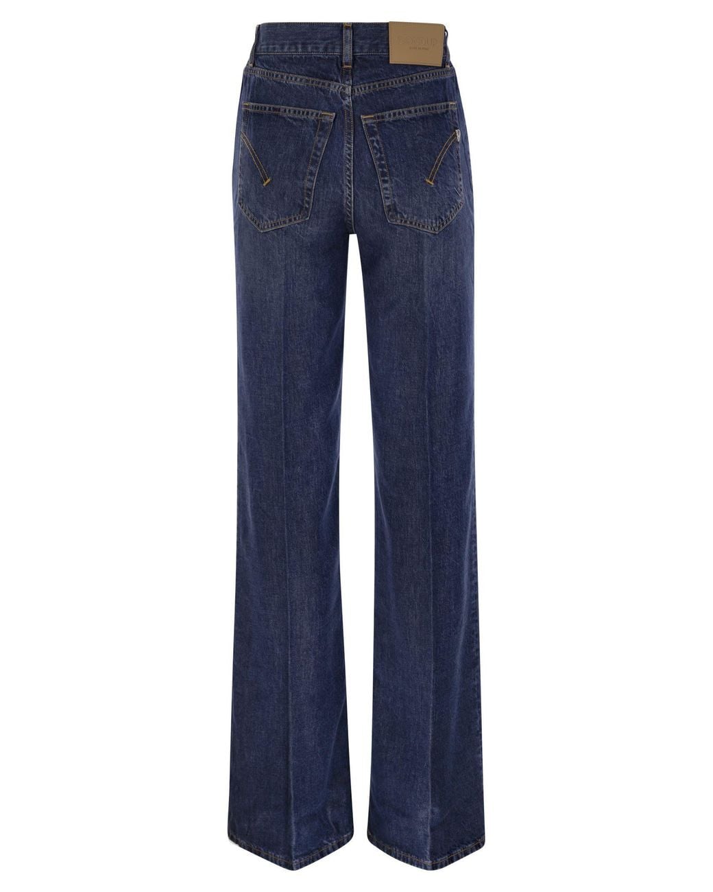 Dondup Blue Amber Wide-Leg Jeans