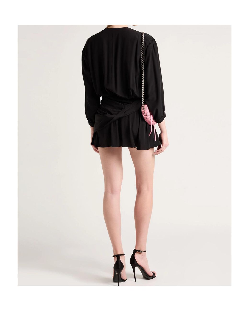 Balenciaga Black Short Dresses