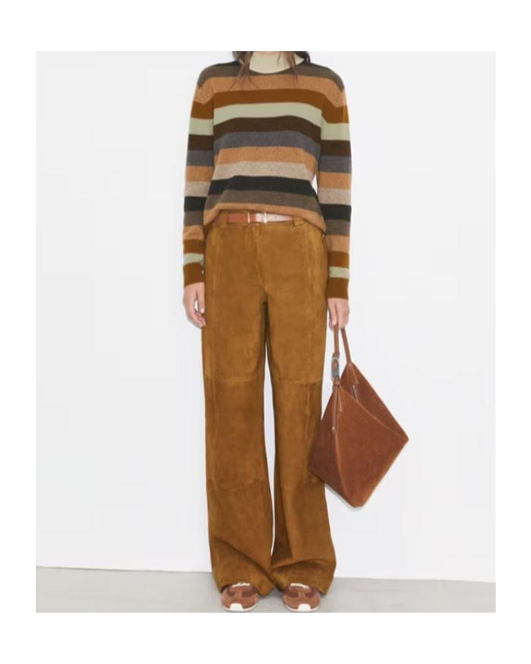 Tory Burch Natural Relaxed-Fit Pants