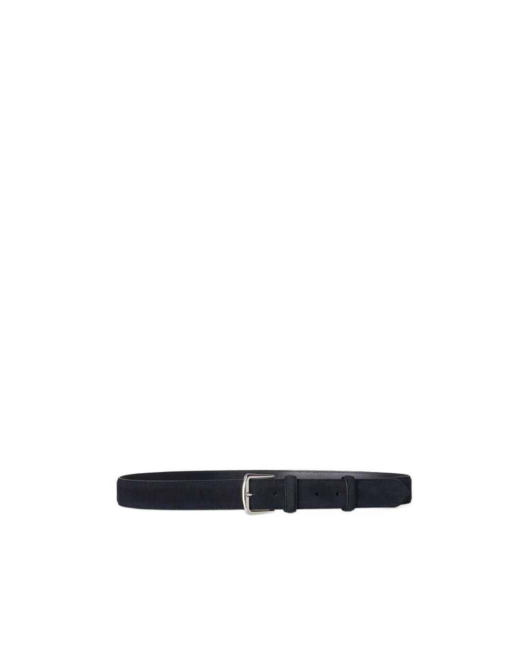 Loro Piana White Alsavel Belt for men