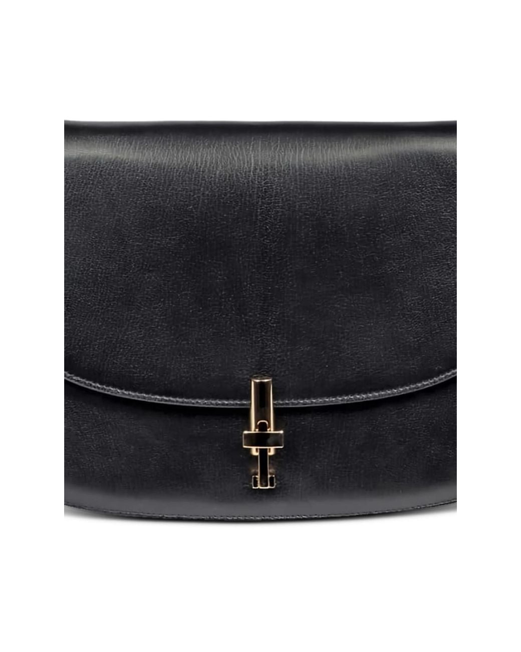 The Row Black Clamshell Crossbody Bag