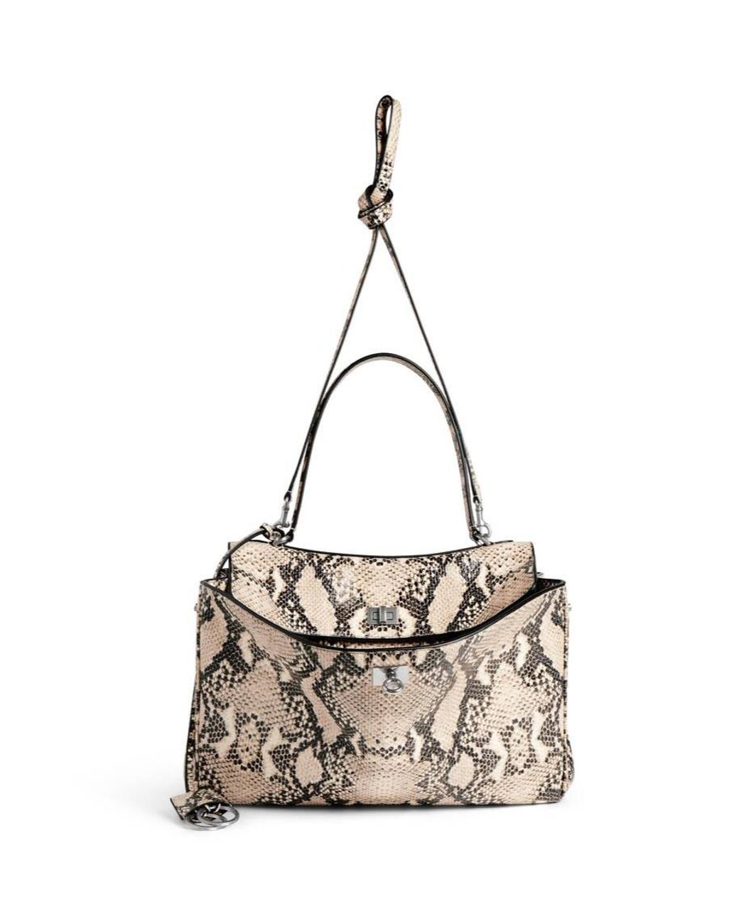 Balenciaga White Rodeo Medium Handbag