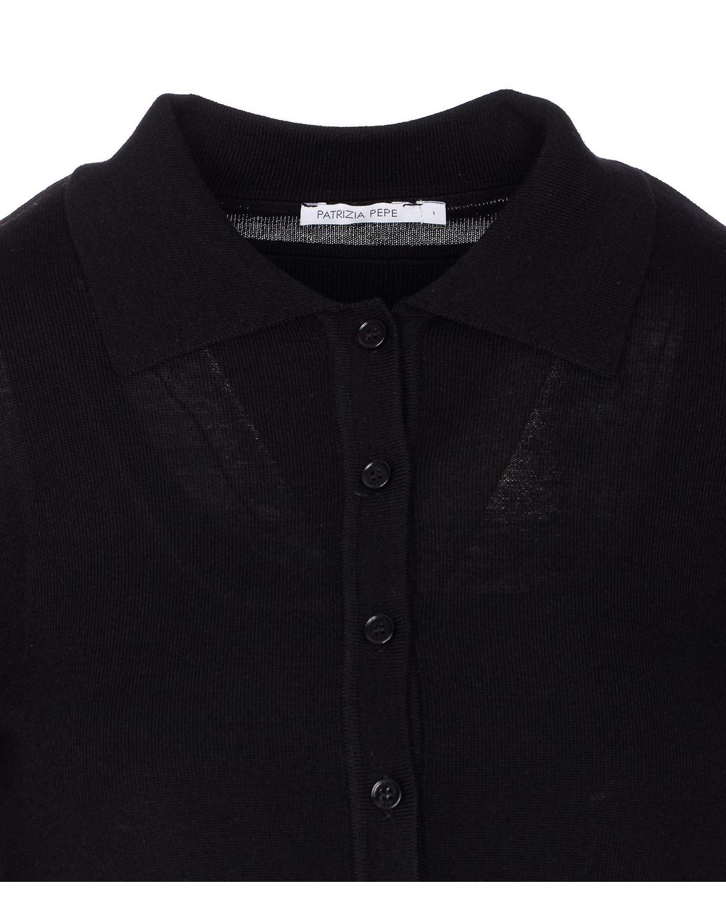 Patrizia Pepe Black Long Sleeve Knitwear