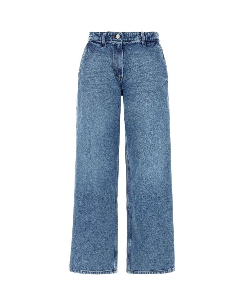 Magda Butrym Blue Re 26 Wide-Leg Jeans