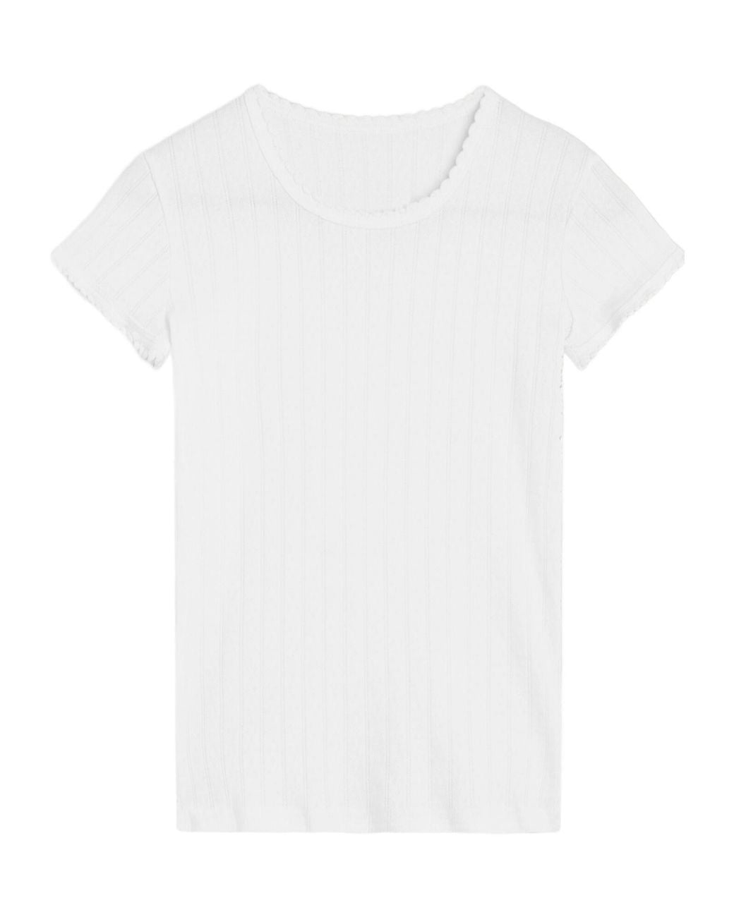 Leset White Cotton-Jersey T-Shirt