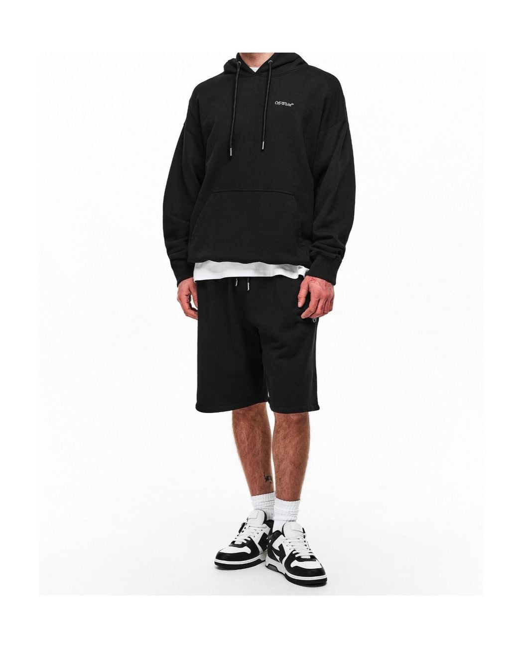 Off-White c/o Virgil Abloh Black Overhead Hoodie for men