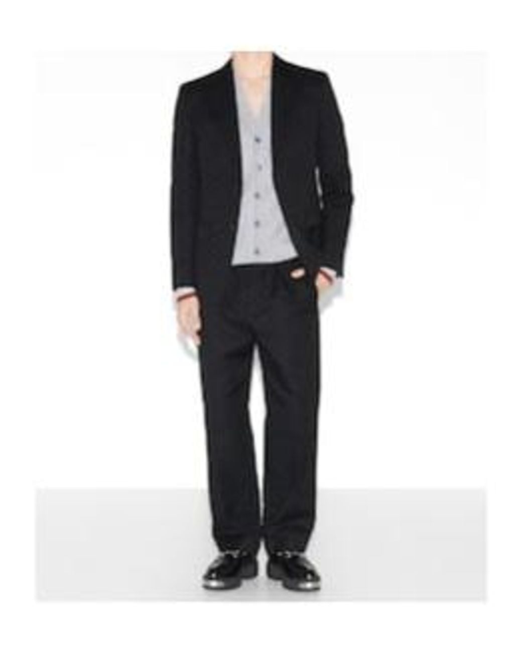 Gucci Black Gg Cotton Blend Canvas Jacket for men
