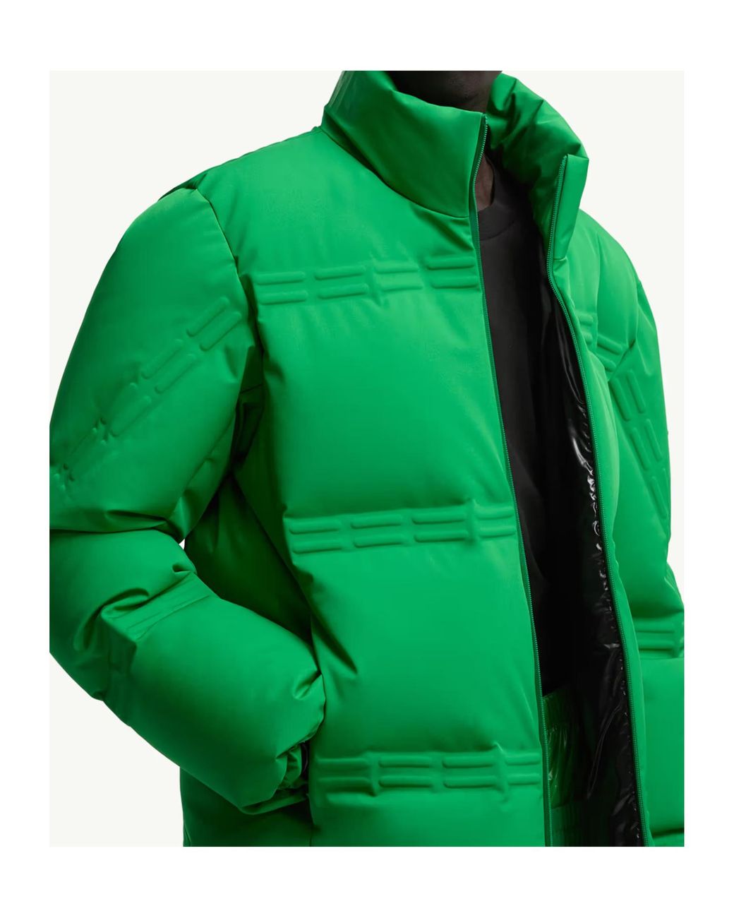 Moncler Green X Asap Rocky Rally Short Down Jacket for men