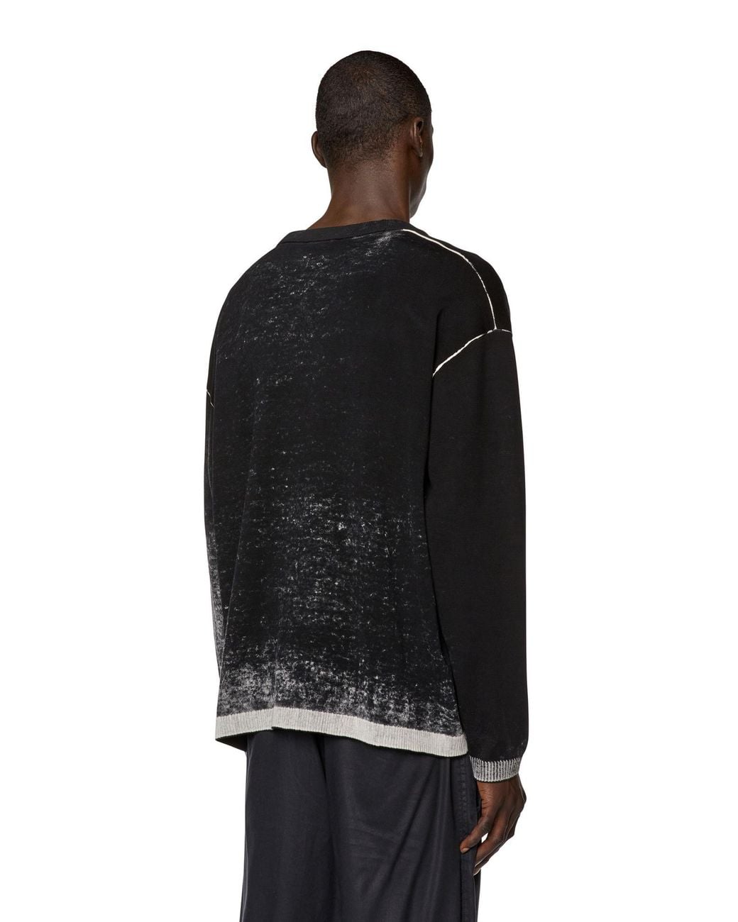 DIESEL Black K-Larence-B Cardigan for men