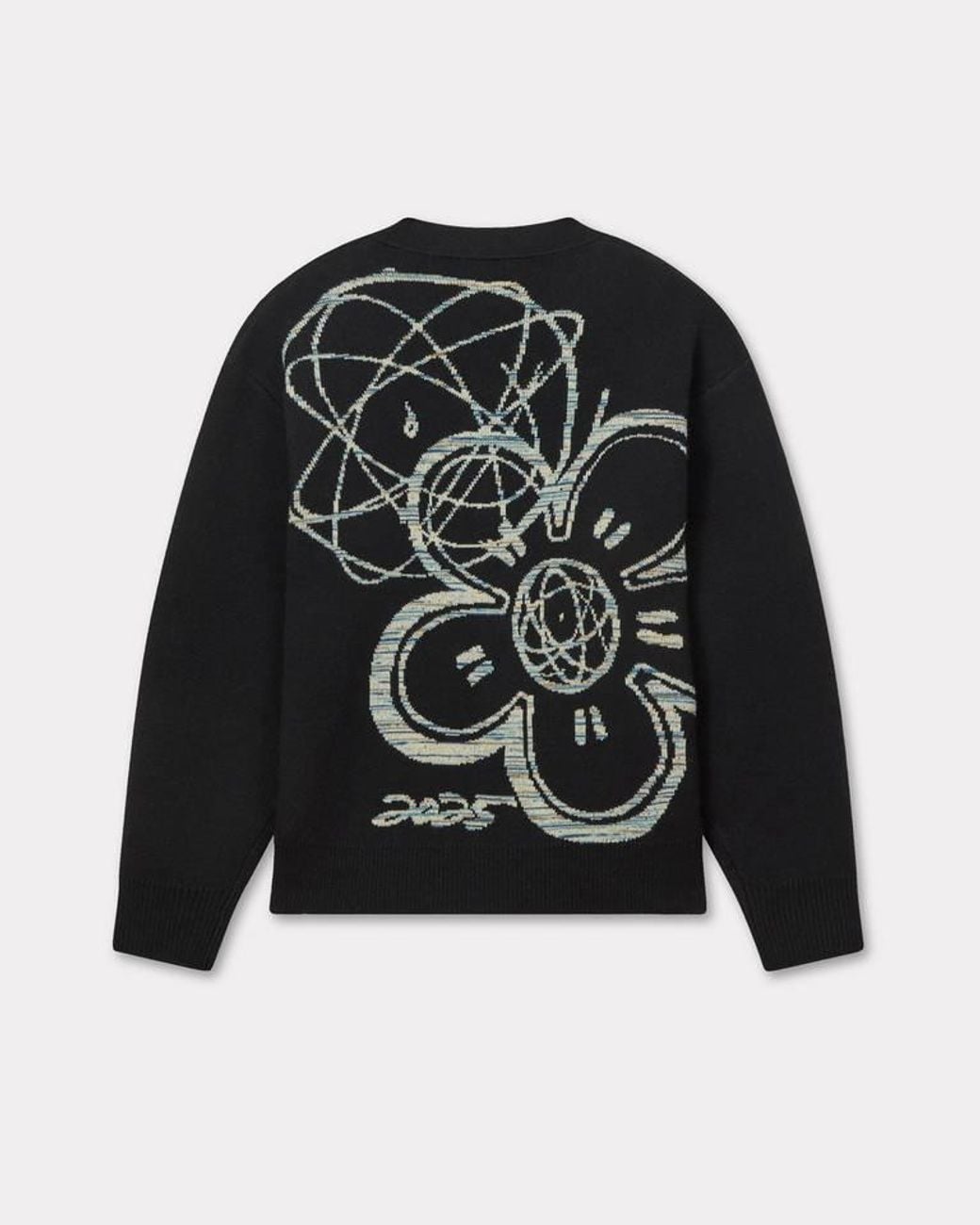 KENZO Black X Futura 2000 Genderless Cardigan for men