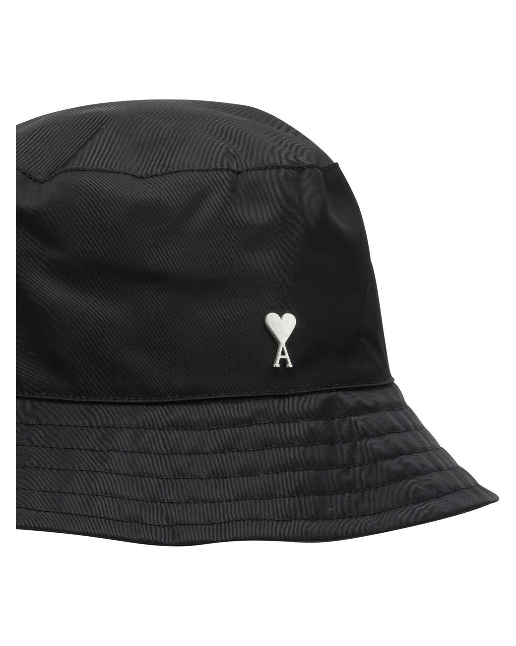 AMI Black Ami De Coeur Stud Bucket Hat for men