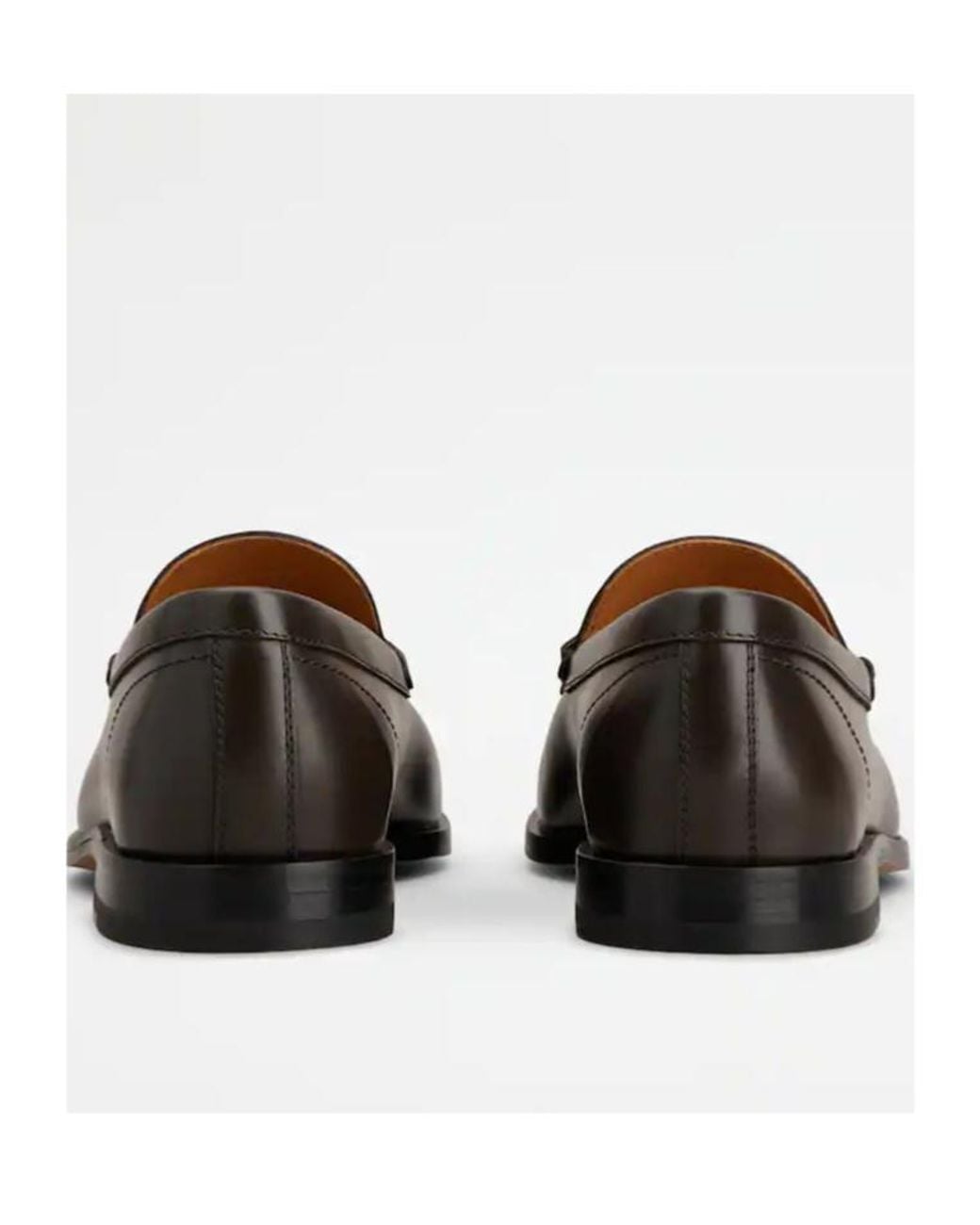 Tod's Black Polished-Leather Penny Loafers for men