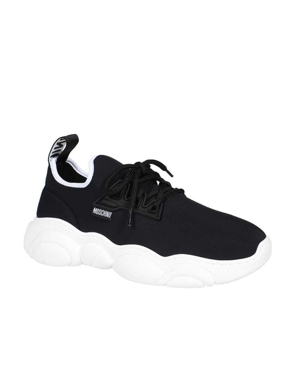 Moschino Black Logo Sneakers for men