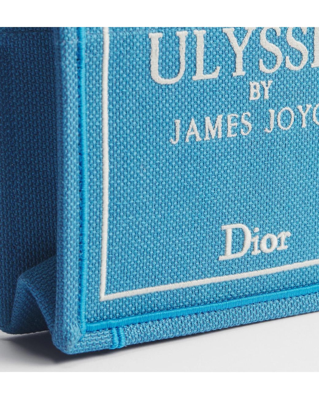 Dior Blue Mini Book Tote With Strap for men