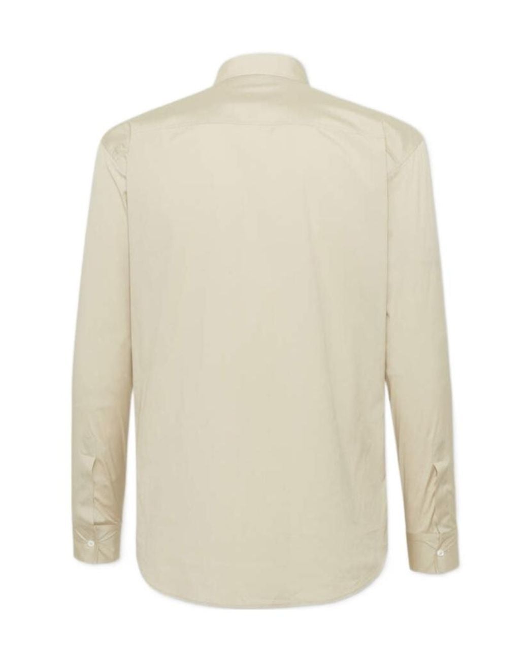 DSquared² White Logo Printed Long-Sleeved Shirt for men