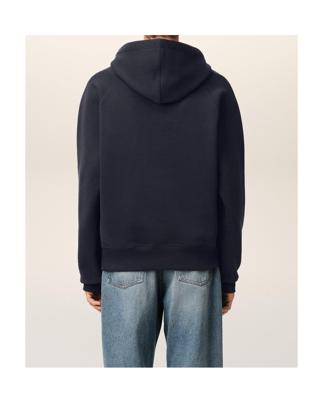 AMI Blue Hoodies for men