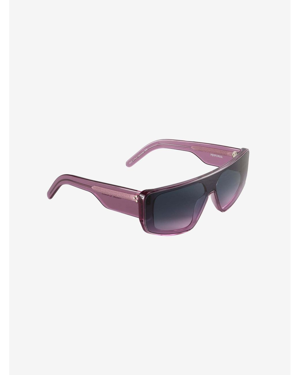 Rick Owens White Performa Sunglasses for men