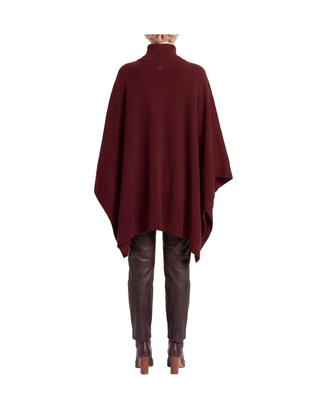 Max Mara Red Wool Shawl