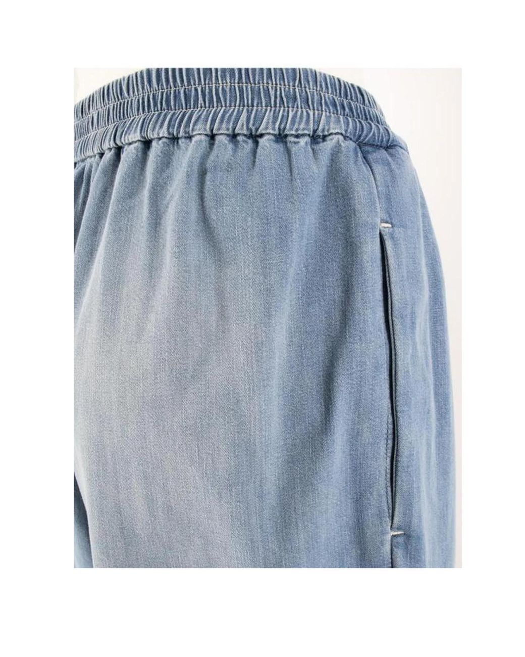 Fabiana Filippi Blue Chambray Trousers