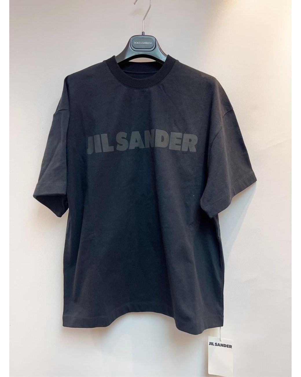 Jil Sander Black Crewneck Short Sleeved T-Shirt