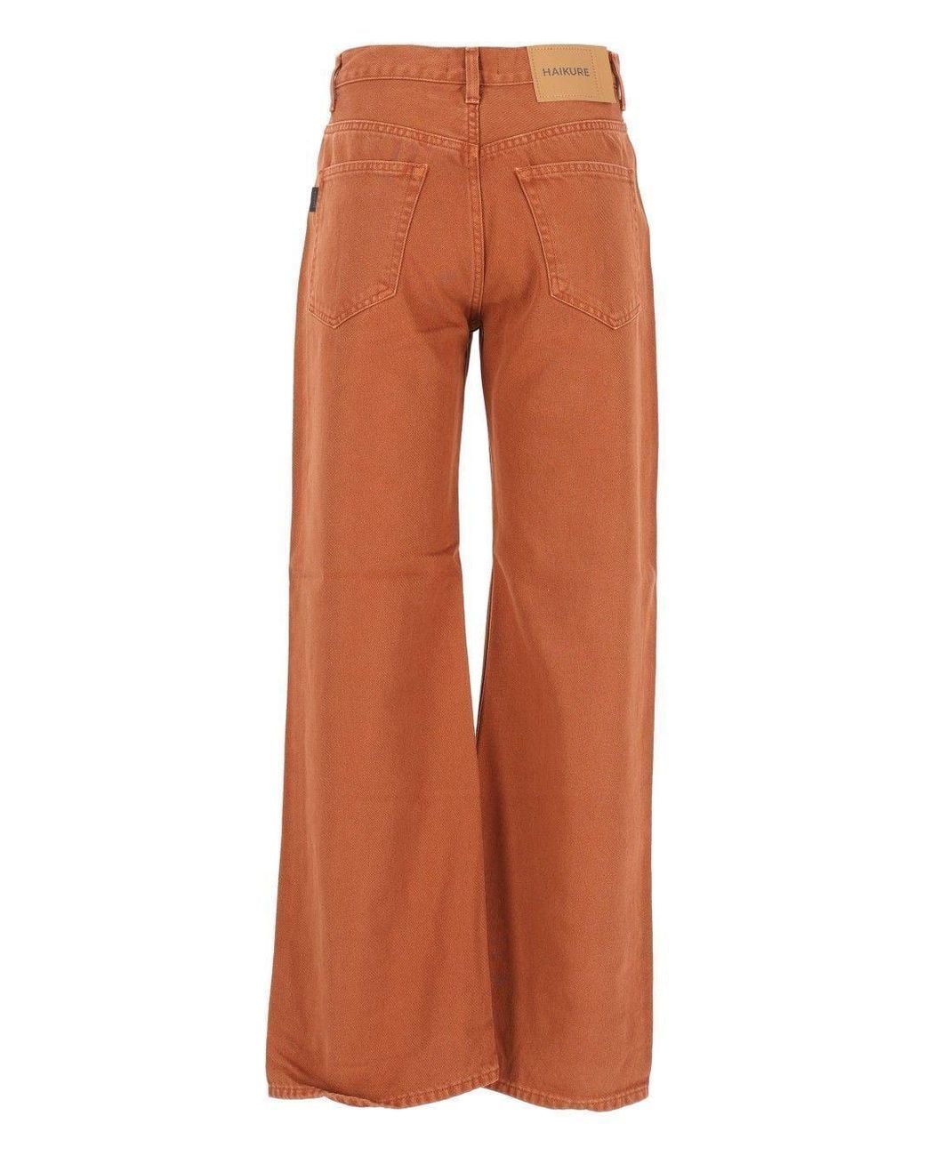 Haikure Brown Winny Wide-Leg Jeans