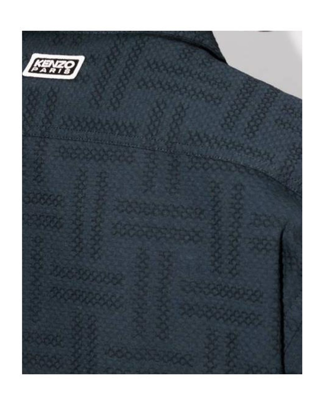 KENZO Blue Weave' Workwear Overshirt for men
