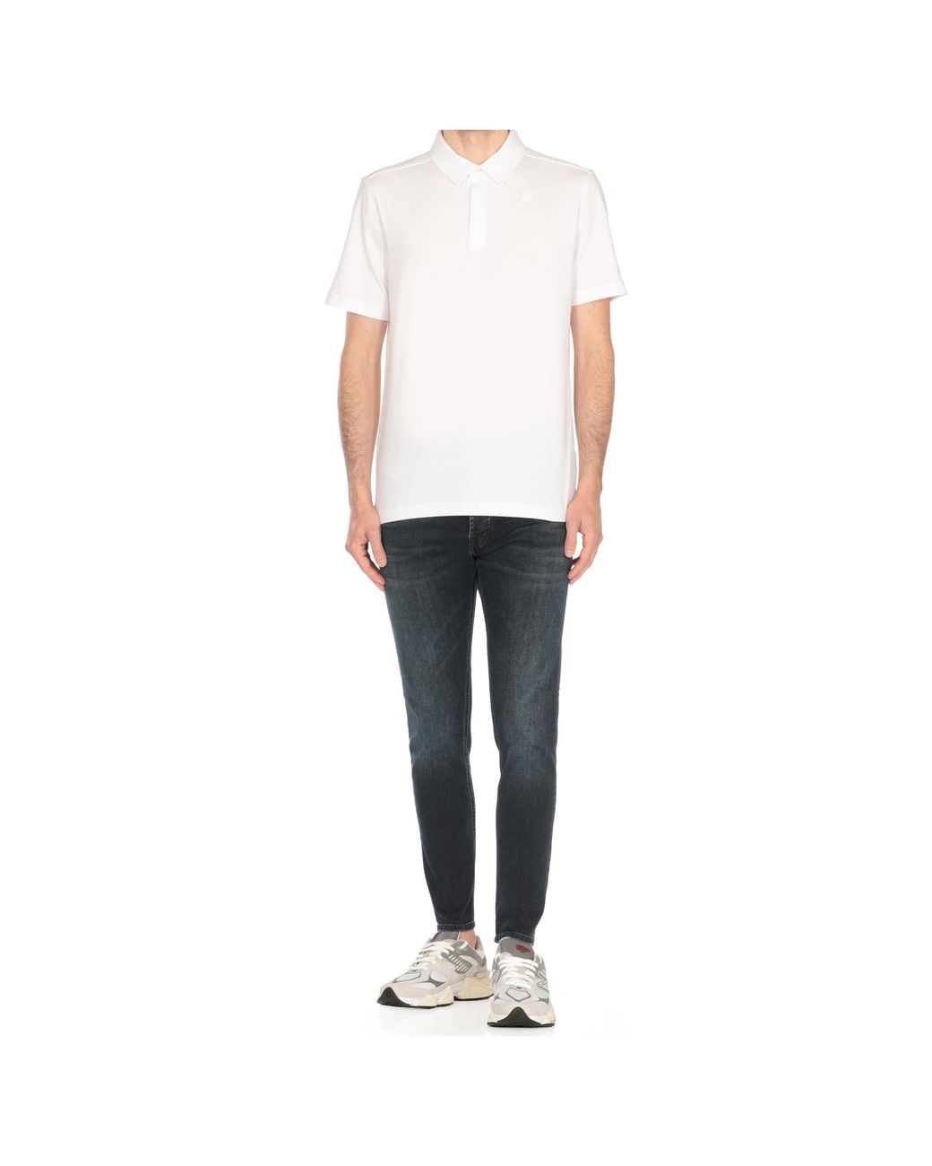 K-Way White Vincelle Polo Shirt for men