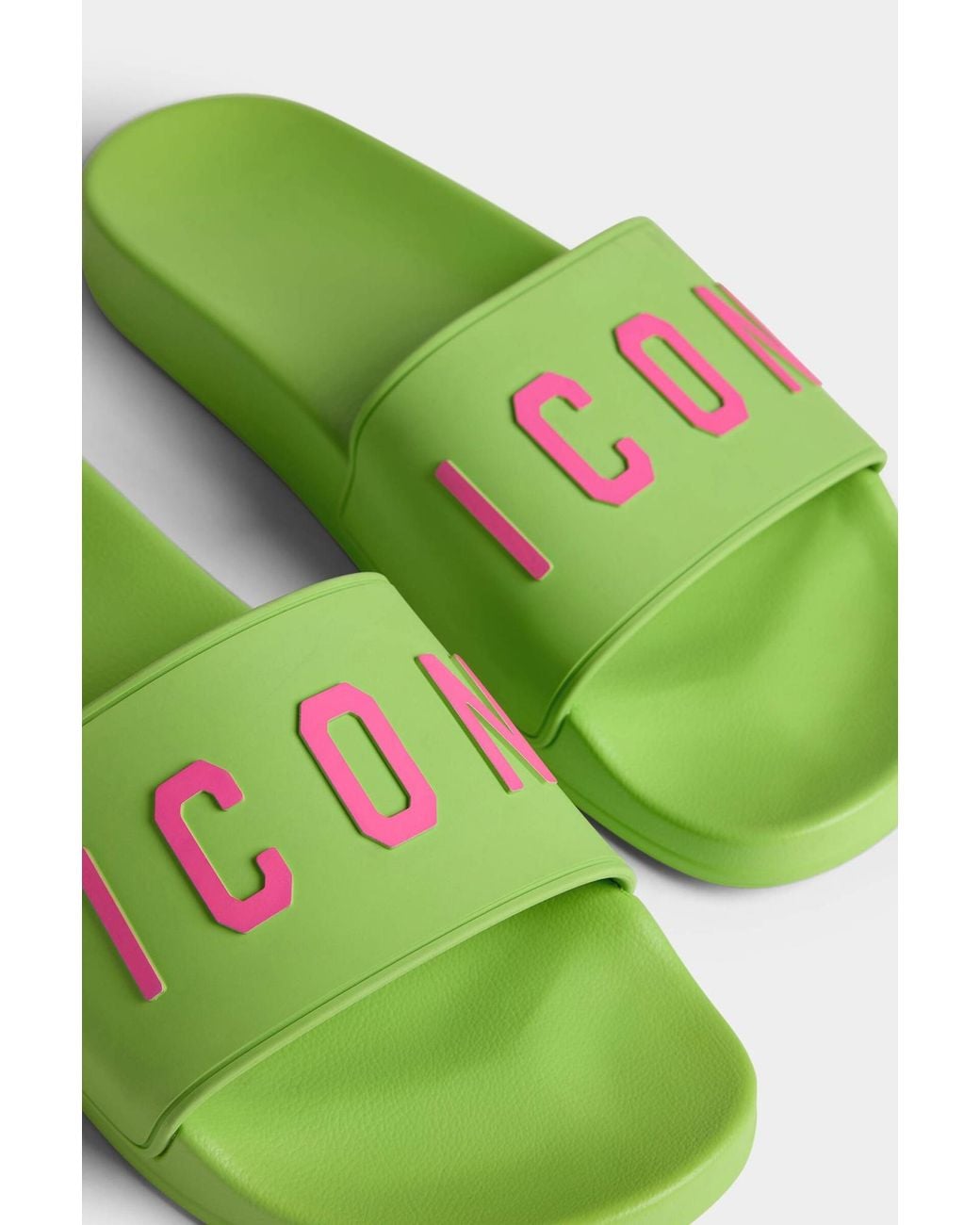 DSquared² Green Icon Slides for men