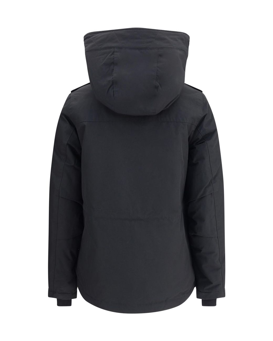 Woolrich Black Long-Sleeved Hooded Parka