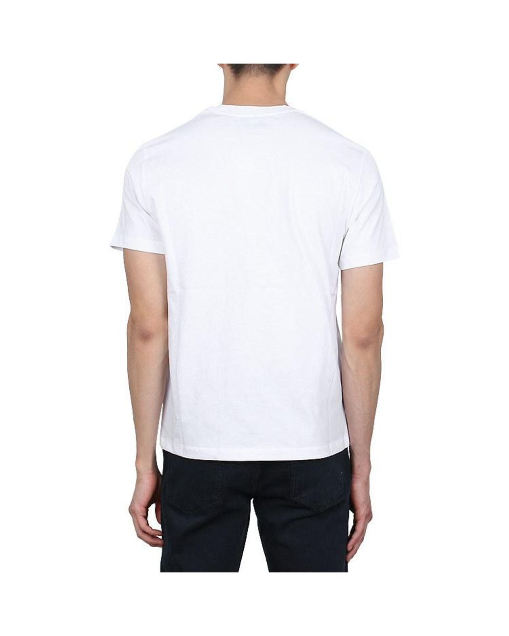 AMI White Short-Sleeved T-Shirt