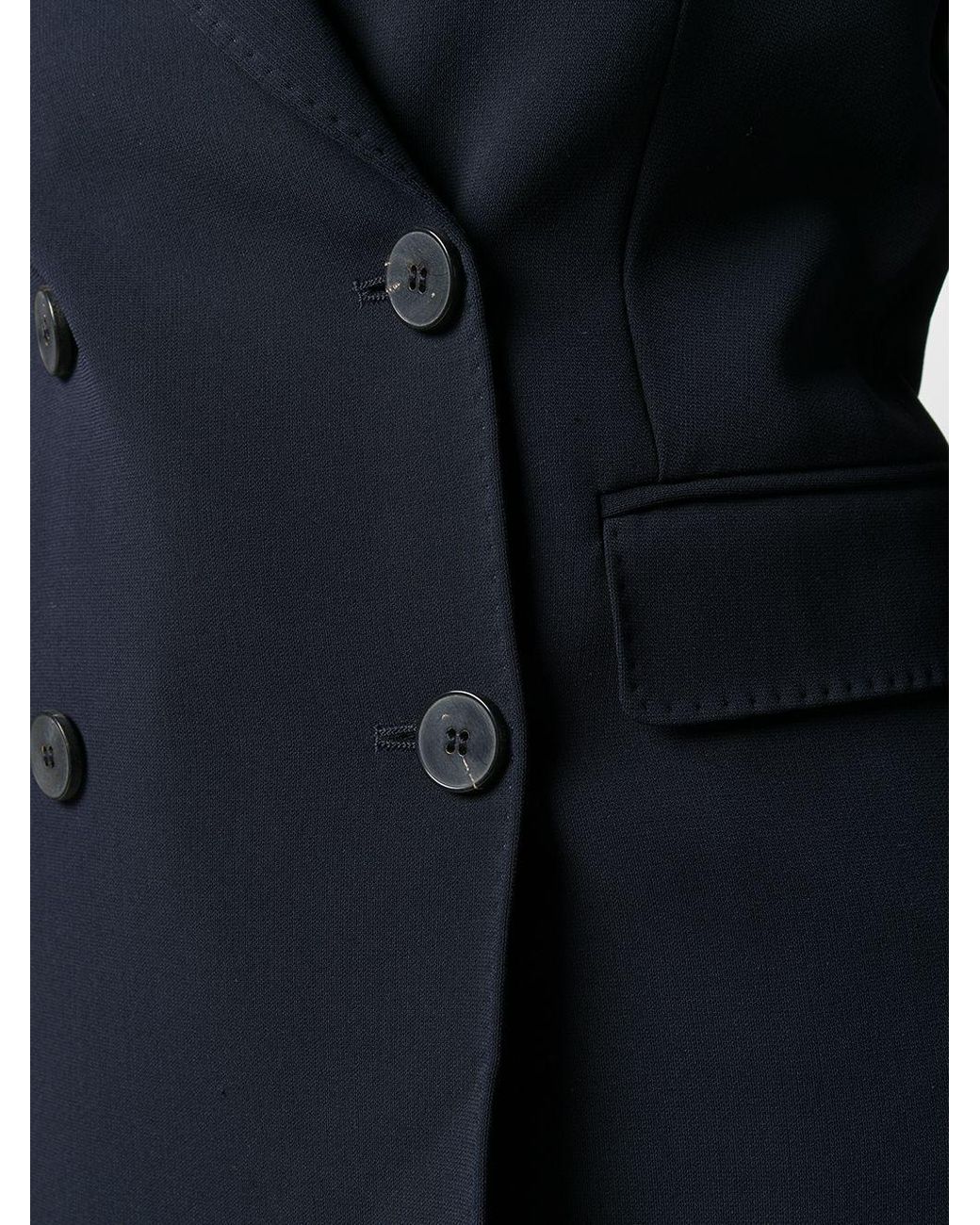 Alberto Biani Black Double Breasted Jacket